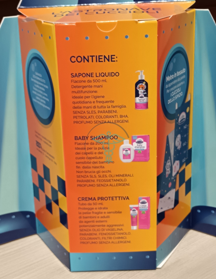 Euphidra Amidomio Confezione Sapone Liquido- Baby Shampoo- Crema Protettiva