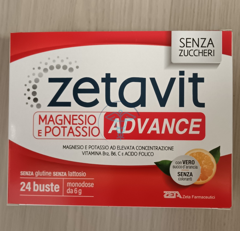 Zetavit Magnesio Potassio Advance 24bust-Integratore per ridurre la stanchezza