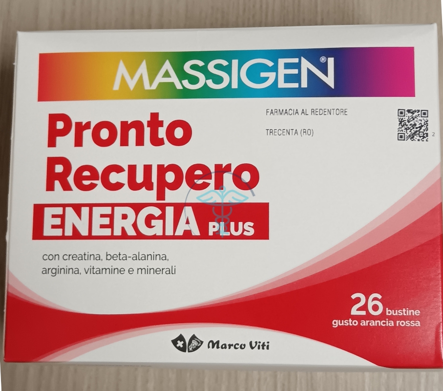 Massigen Pronto Recupero Energia Plus con creatina alanina e arginina